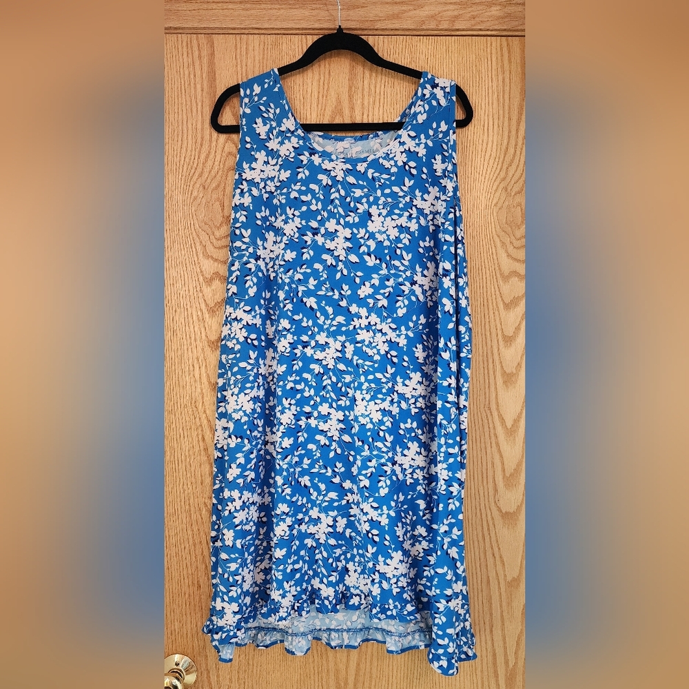 Draper James Blue Floral Nightgown